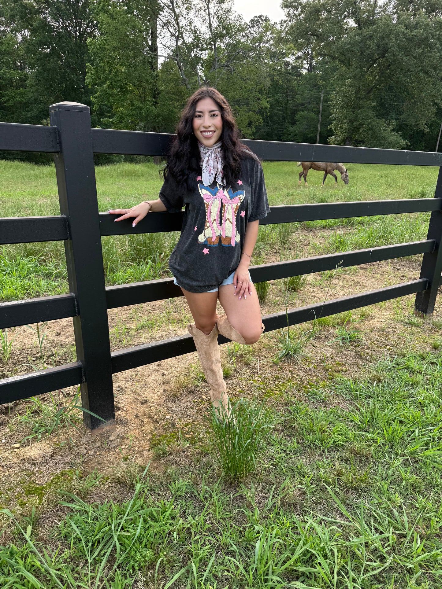 Coquette Boots Tee