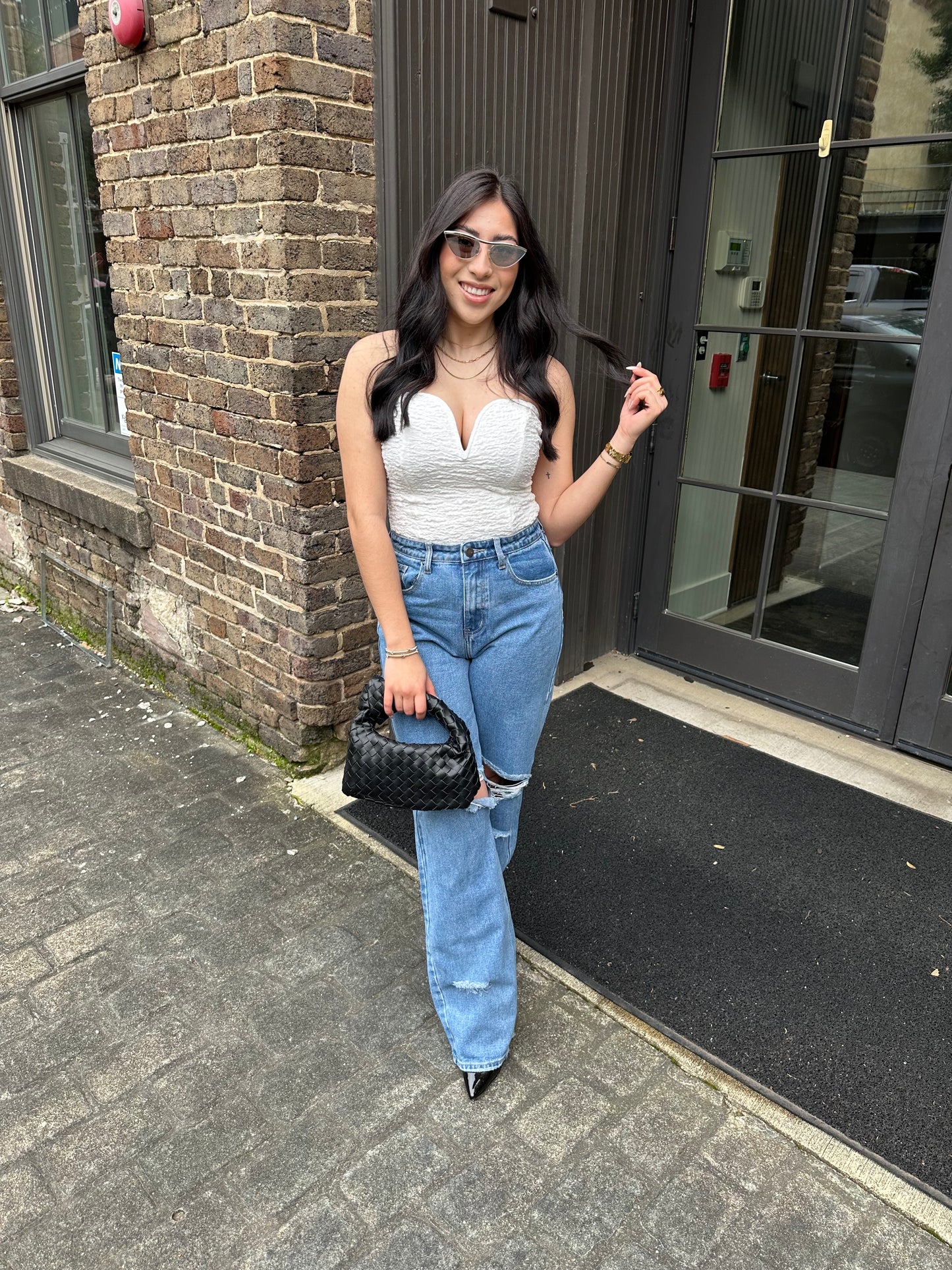 V Neck Bodysuit
