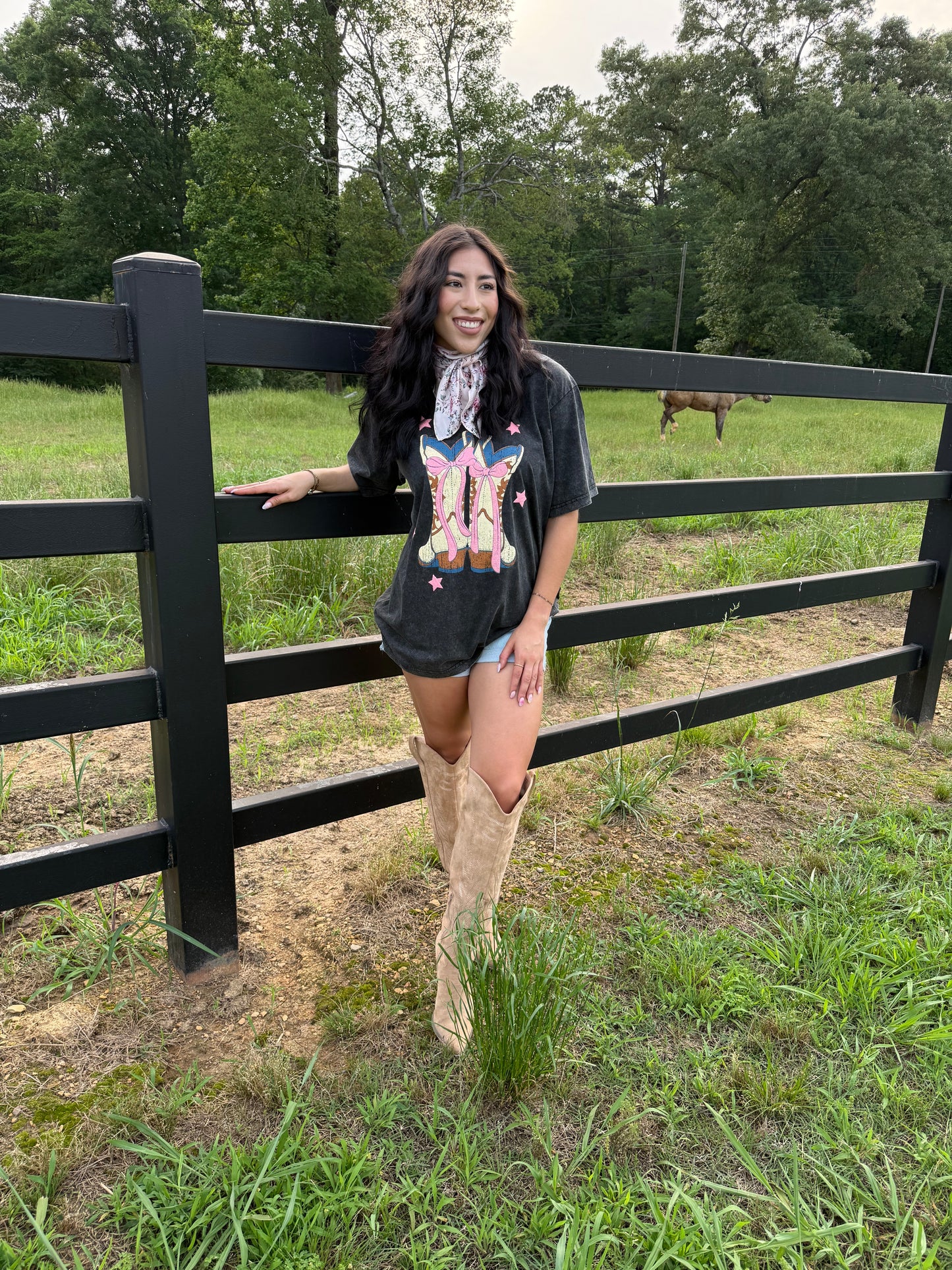 Coquette Boots Tee