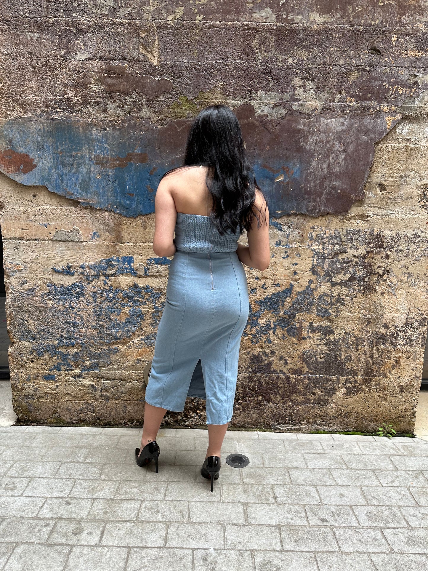 On a Date Denim Dress