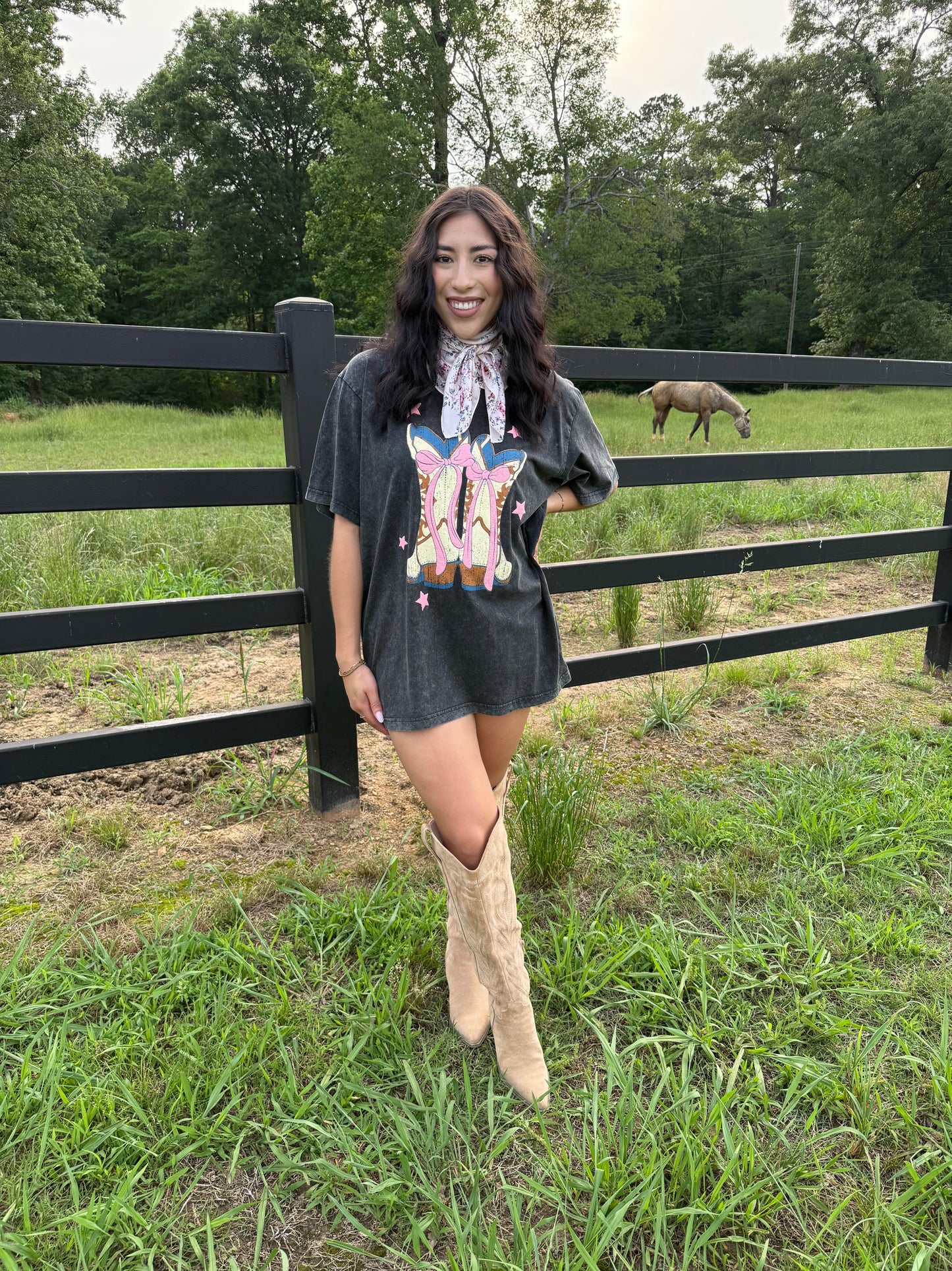 Coquette Boots Tee