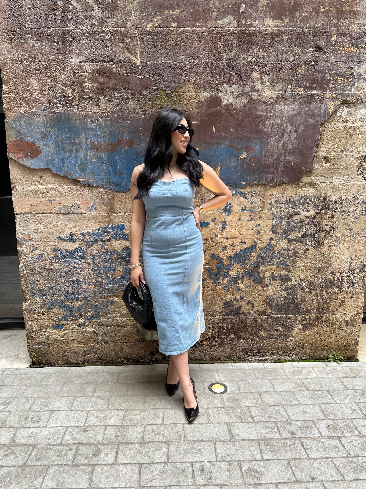 On a Date Denim Dress
