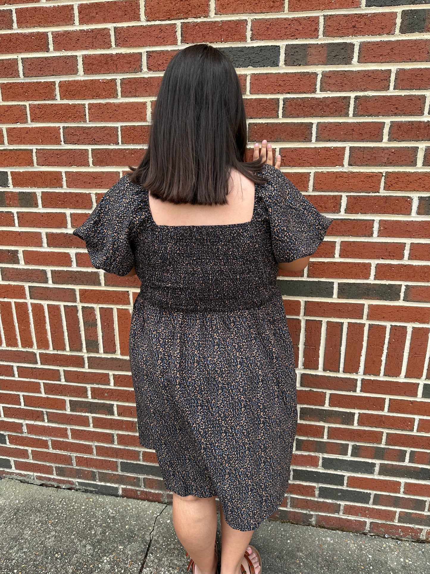 Plus Front Tie Dress