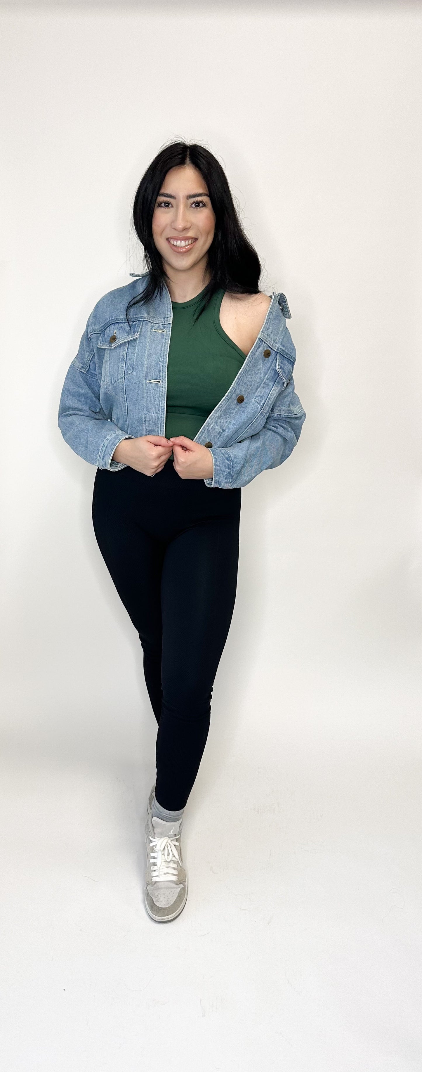 Small Town Cropped Denim Jacket