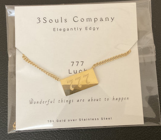 777 Lucky Bar Necklace