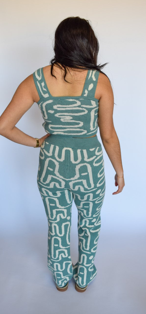 Squiggly Knit Lounge Set